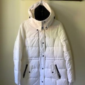 Michael Kors white Parka size M. Brand new with tags!